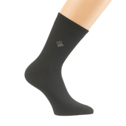 Носки мужские черные хлопковые классические, размер 38-40 | Ростекс