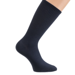 Мужские носки черные хлопковые средней длины Ростекс, российское производство, размер 38-40