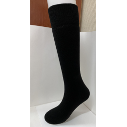 Гольфы черные длинные шерстяные, махровые до колена, размер 25-23 | Ростекс