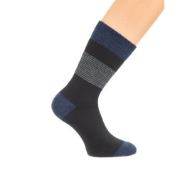 Носки мужские зимние махровые с синим принтом, размер 41-43 | Ростекс