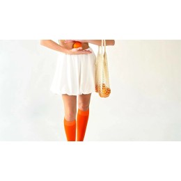 Гольфы спортивные до колен оранжевые | UNLIMITED