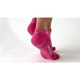 Носки женские короткие розовые из хлопка  I UNLIMITED