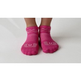 Носки женские короткие розовые из хлопка  I UNLIMITED